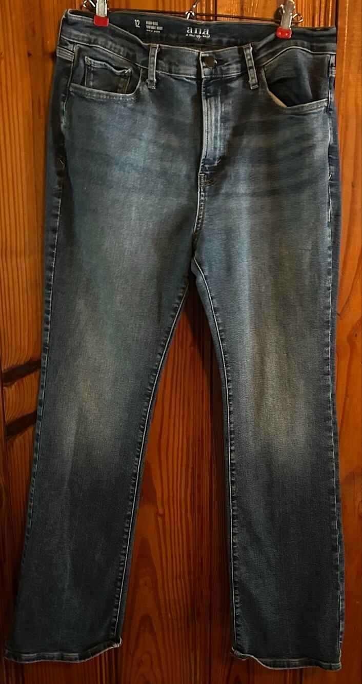 A.n.a A new approach women’s high rise vintage bootcut jeans stretch size 12